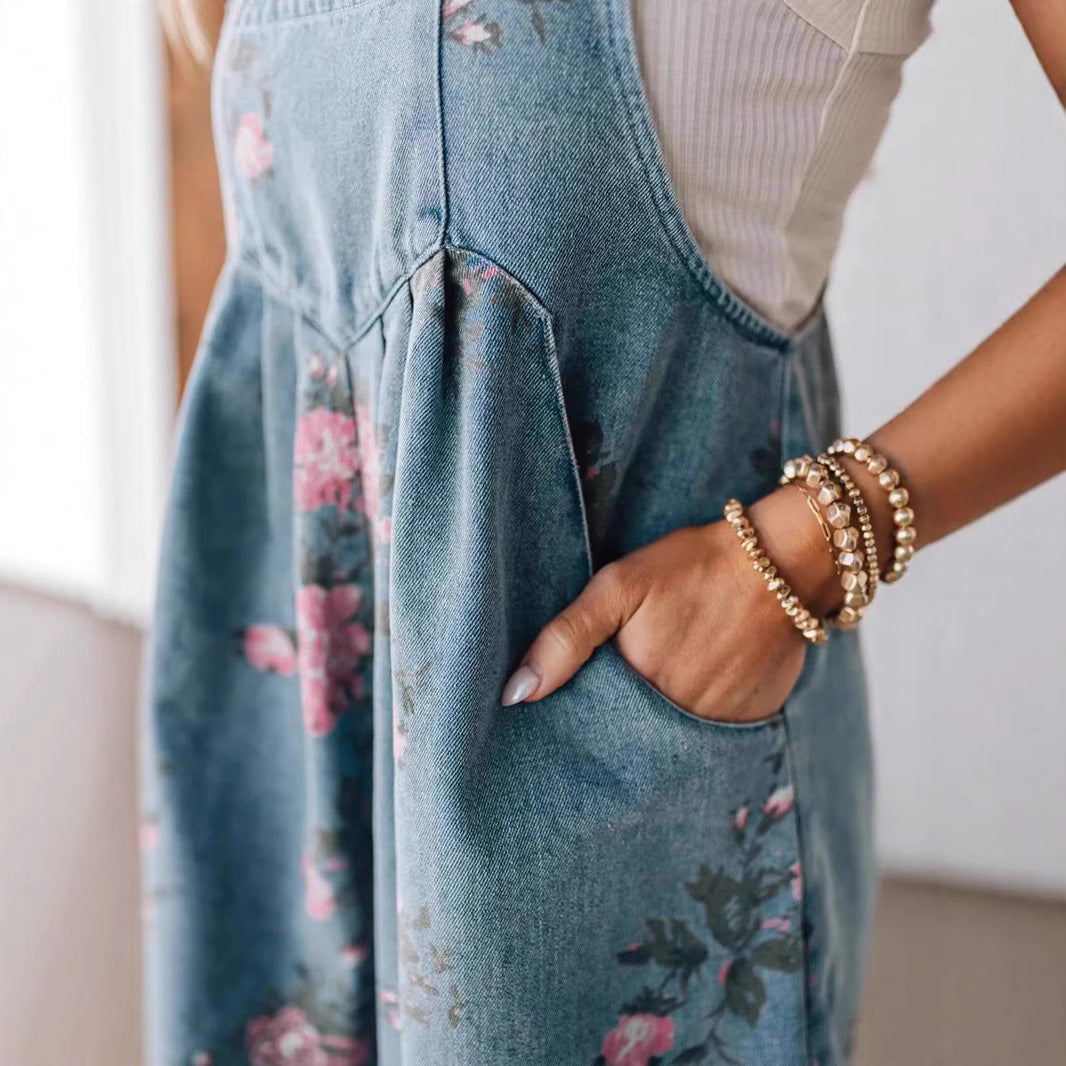 Bohemia | Salopetă boho brodată