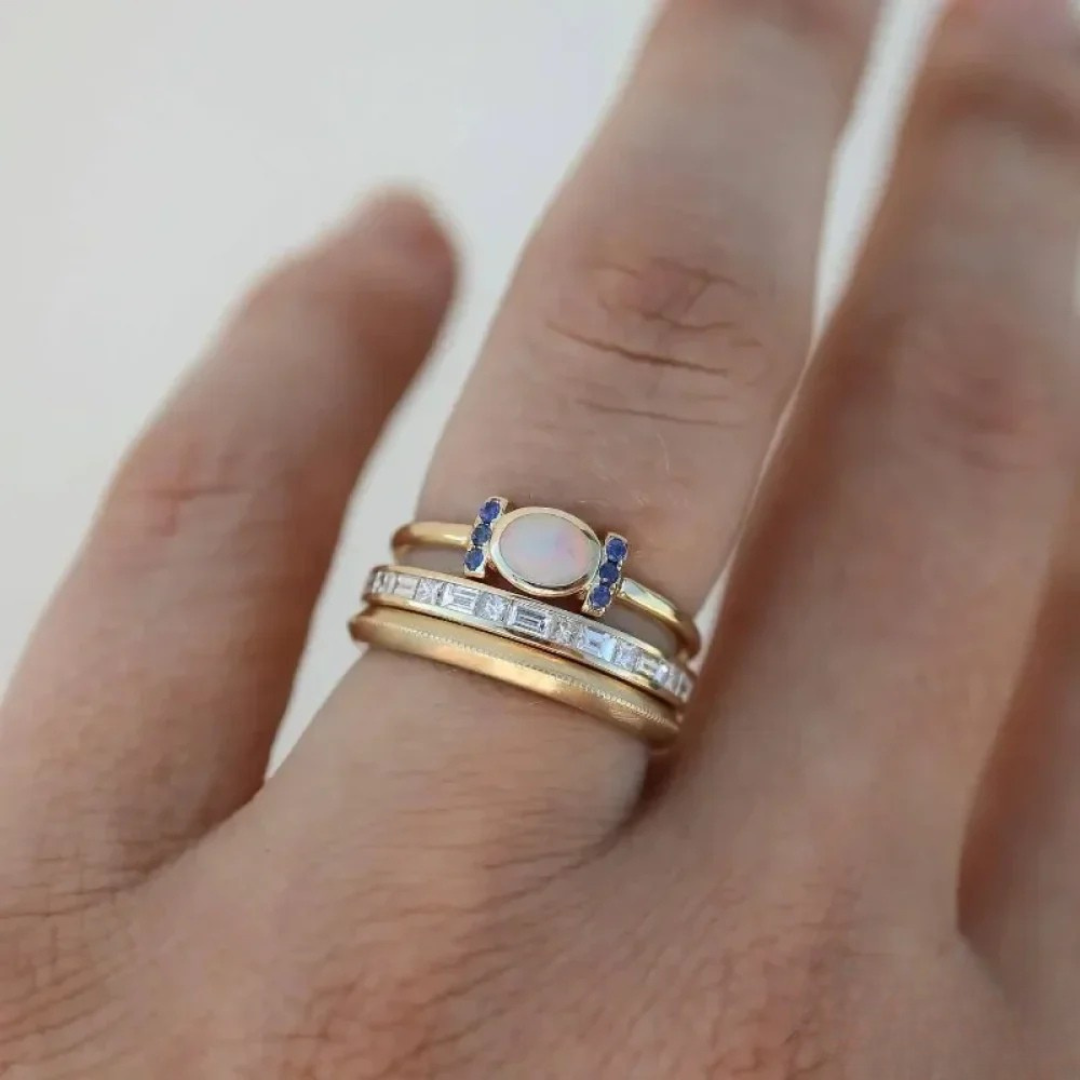 Theresa | Un inel de aur elegant