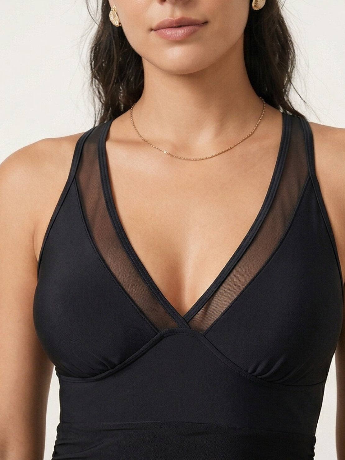 Amara | Costum de Baie cu Talie Înaltă și Efect Modelator