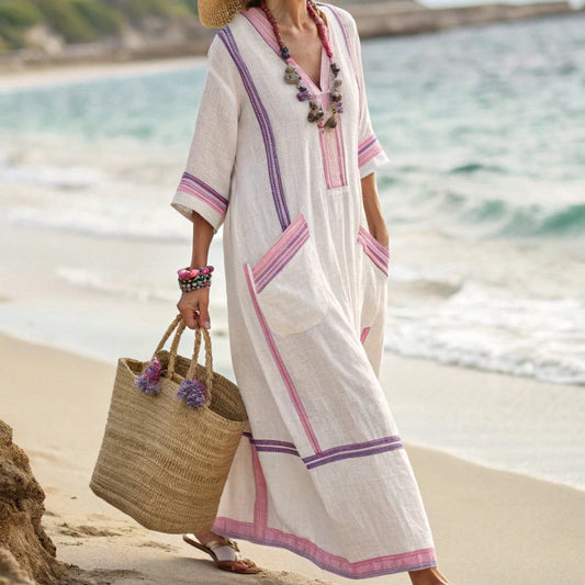 Rochie Caftan "Victoire" | Eleganță Atemporală