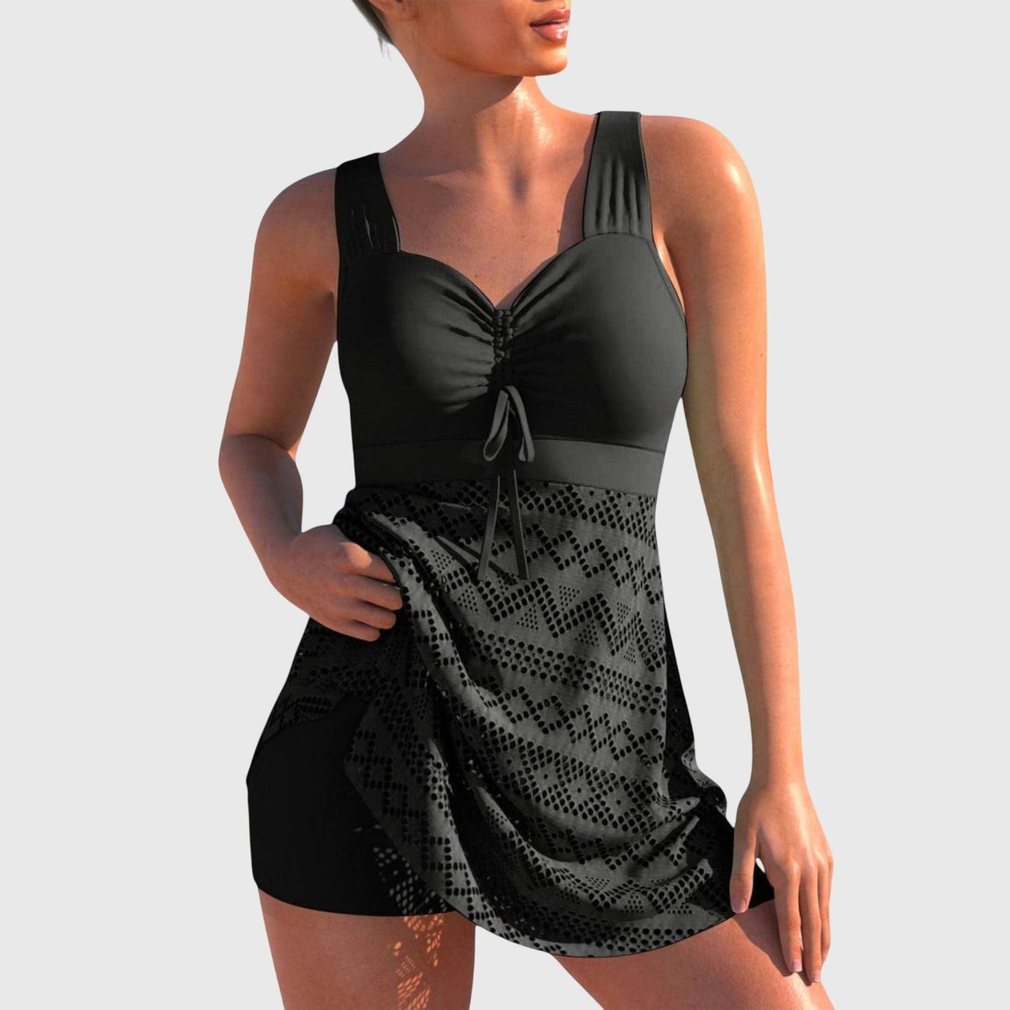 Isabella | Costum de Baie din Două Piese cu Fustă