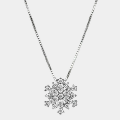 Cora | Colier Cristal cu Fulgi de Zăpadă