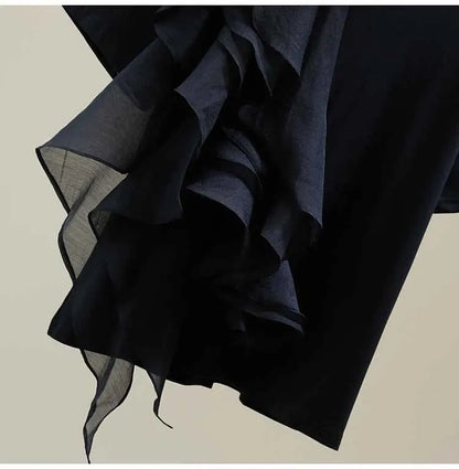 Lisi | Tricou cu volane