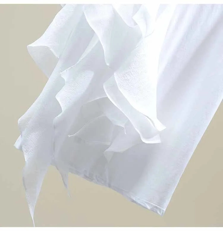 Lisi | Tricou cu volane