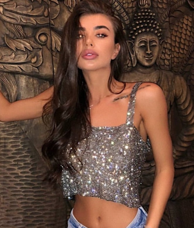 Wendy | Top cu strasuri
