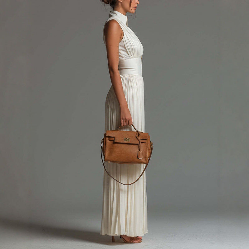 Celeste | Salopetă Elegantă Plisată