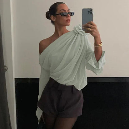 Rosa | Top elegant din șifon