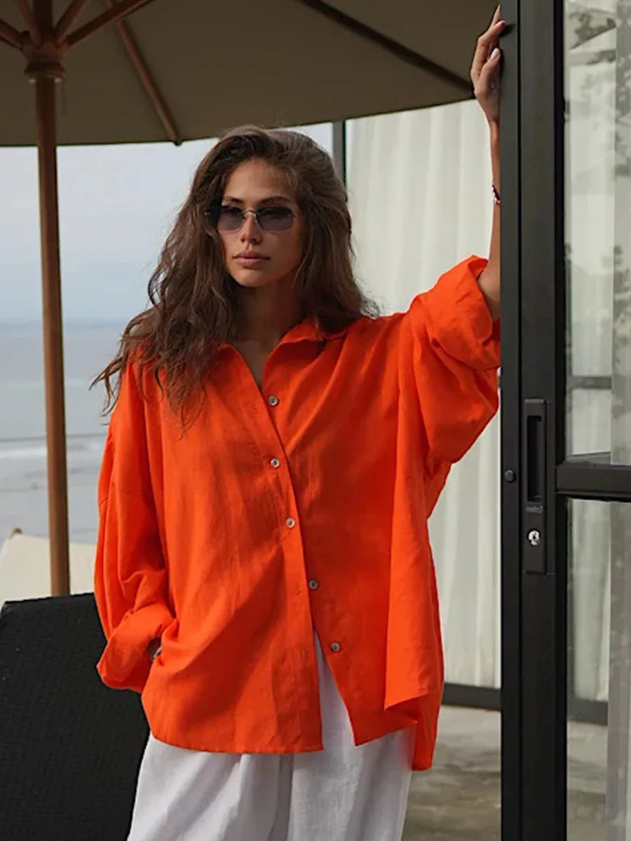 Diana | Cămașă oversize din bumbac
