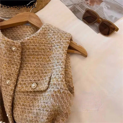 Tati | Vestă din tweed