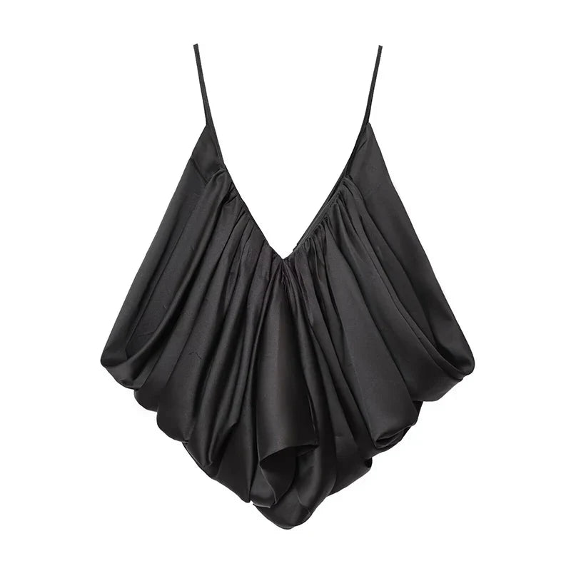 Heli | Top din satin