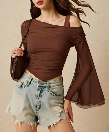 Tiffany | Top din șifon