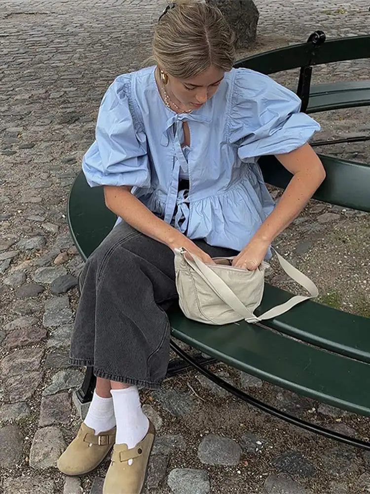 Emma | Cămașă cu șiret