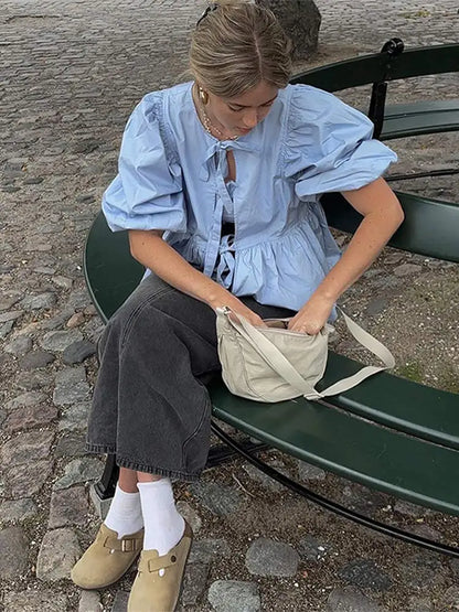 Emma | Cămașă cu șiret