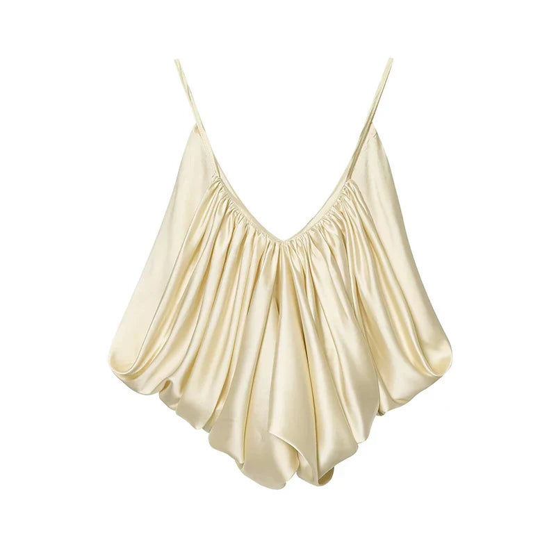 Heli | Top din satin