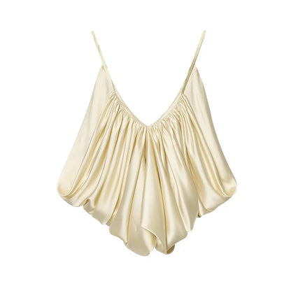 Heli | Top din satin