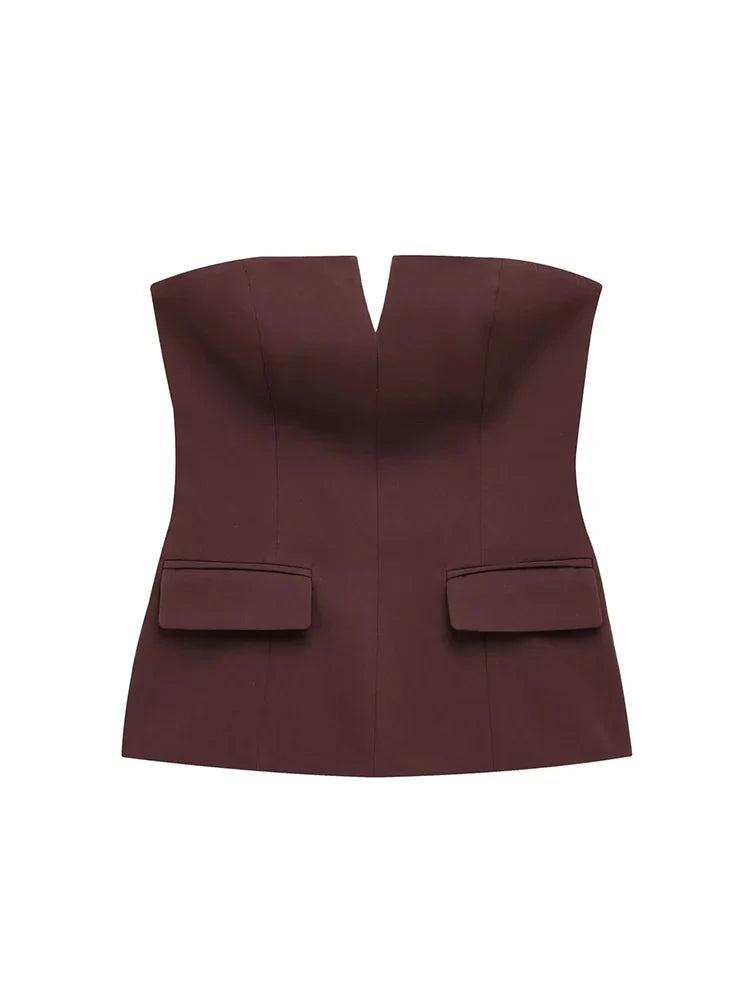 Tiona | Top cu fermoar