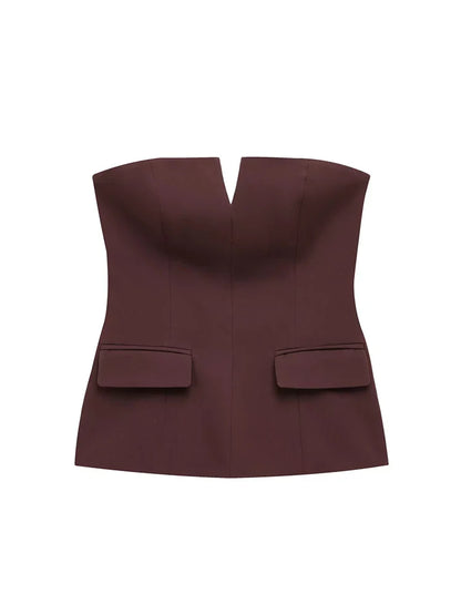 Tiona | Top cu fermoar