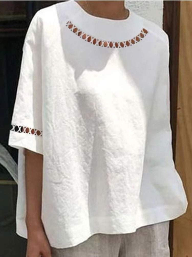 Simona | Cămașă brodată