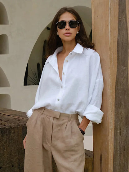 Diana | Cămașă oversize din bumbac