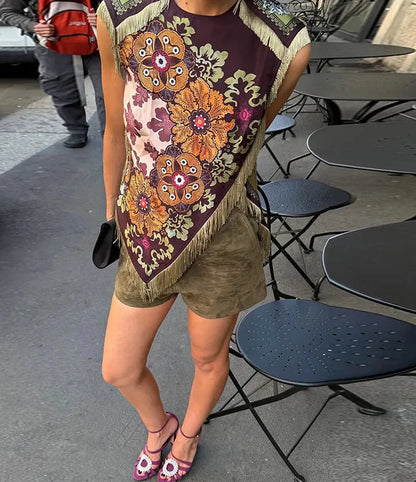 Stefany | Top cu ciucuri