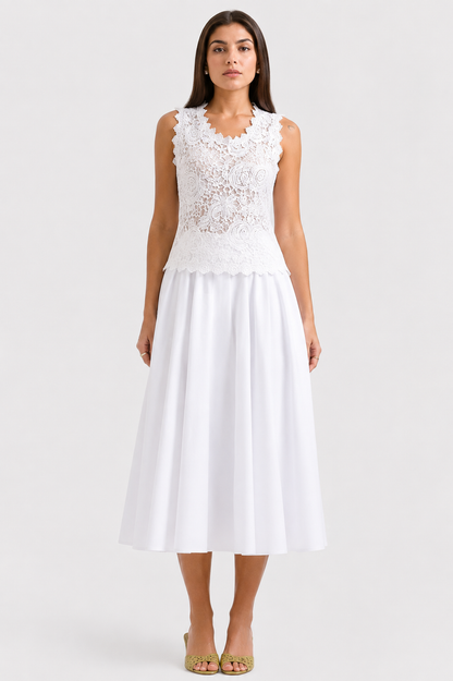 Floral | Top cu dantelă