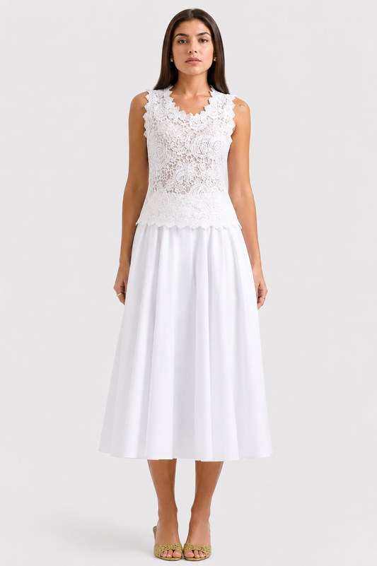 Floral | Top cu dantelă