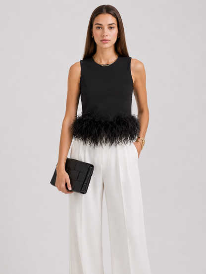 Megan | Top cu pene