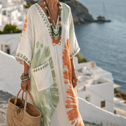 Rochie Caftan "Vivienne" | Aquarelle Poetică