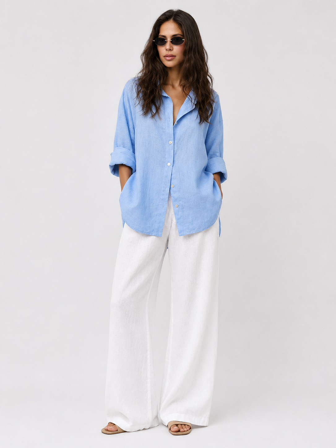 Diana | Cămașă oversize din bumbac