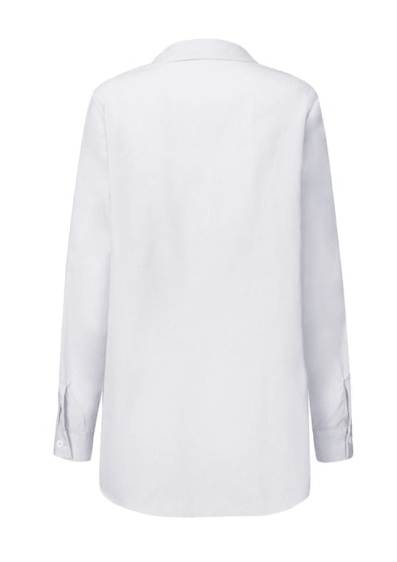 Zanze | Cămașă cu cordon (Plus Size)