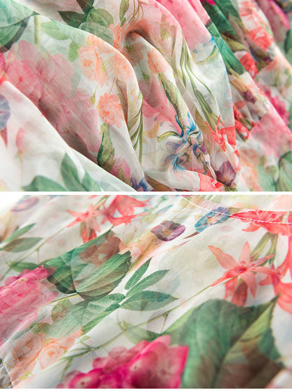 Aiya | Bluză florală (Plus Size)