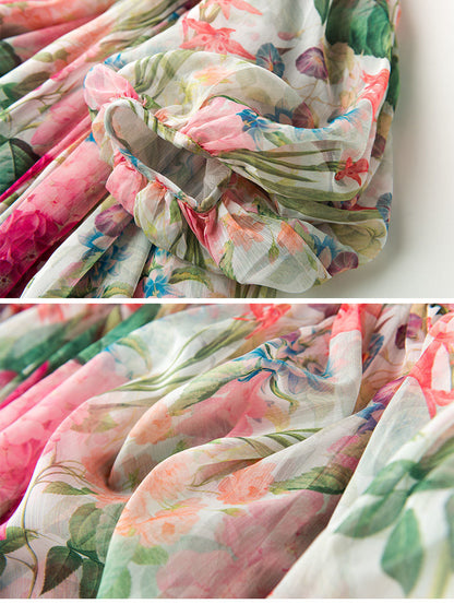 Aiya | Bluză florală (Plus Size)
