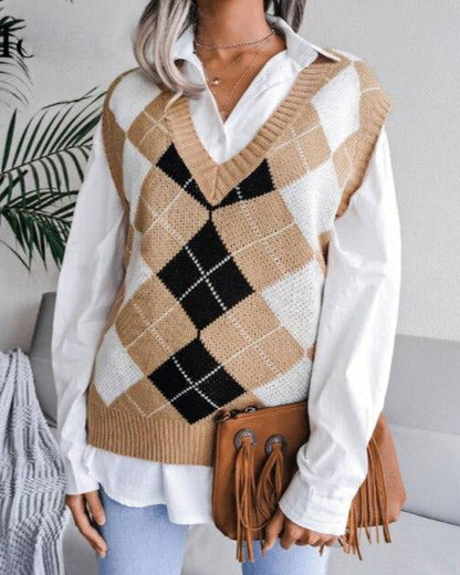 Oversize | Vestă tricotată
